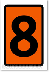 Рельефная цифра "8" (Арт.: 91087) Рельефная цифра "8" (Арт.: 91087)